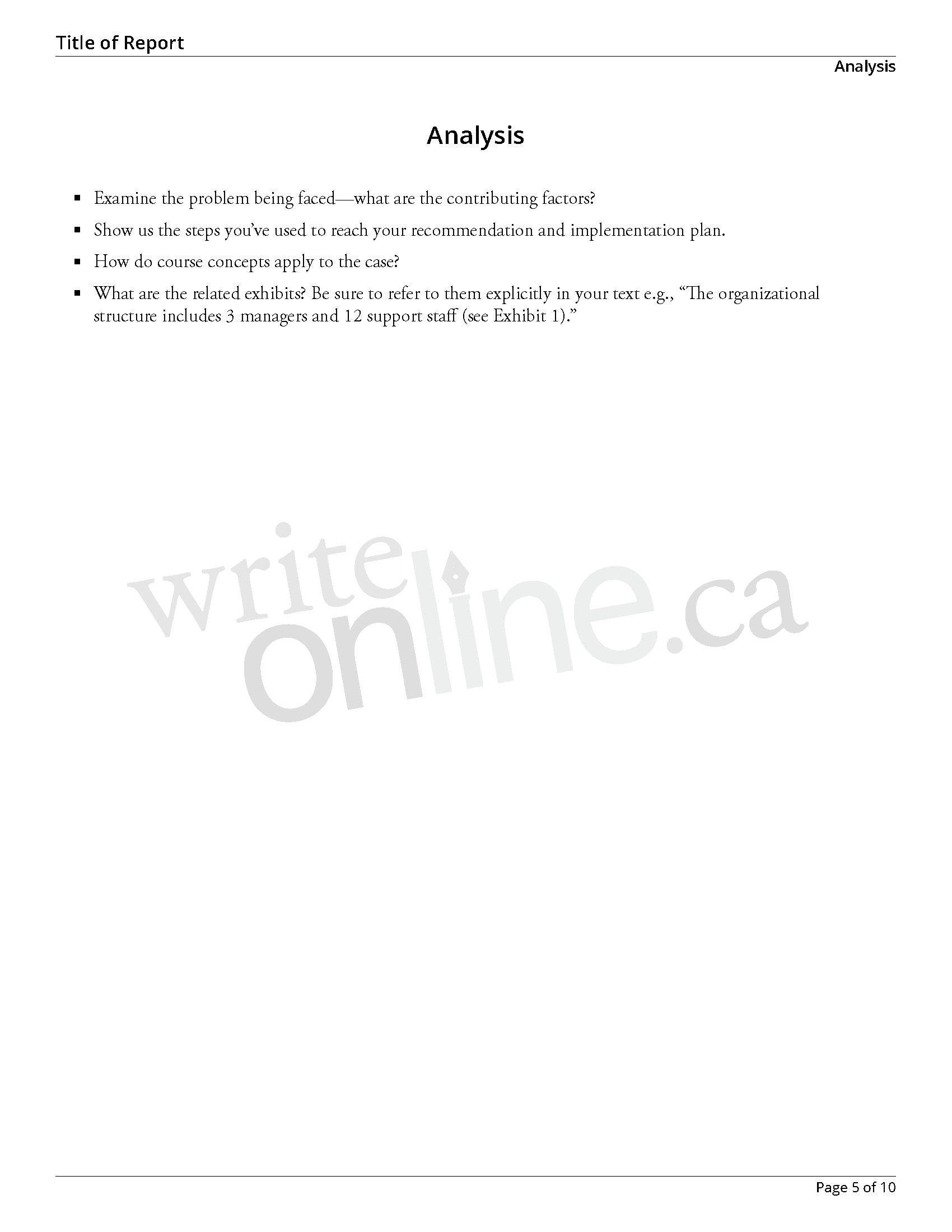 Write Online: Case Study Report Writing Guide – Resources Within Training Summary Report Template