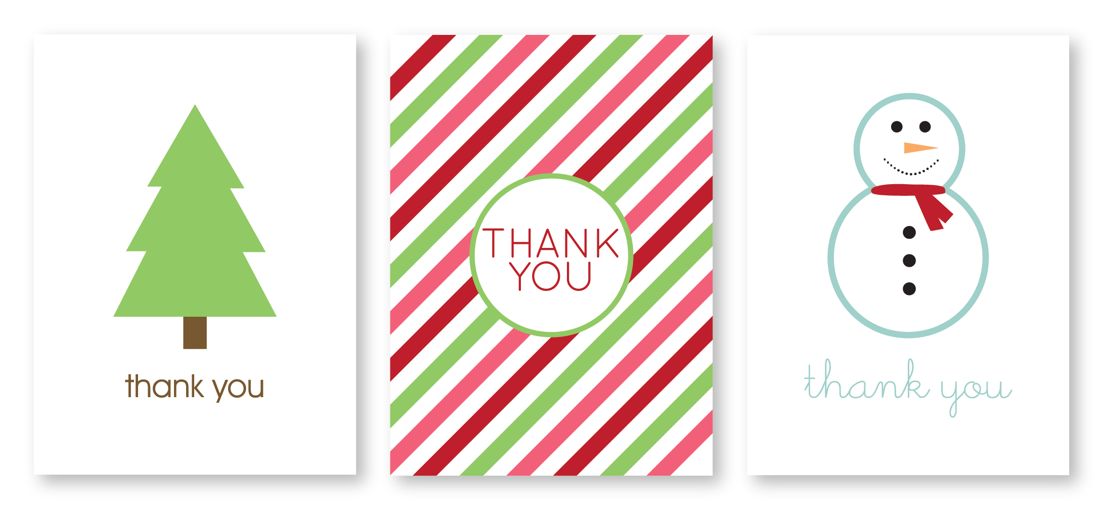 Writing Thank You Cards | Madebycristinamarie Inside Christmas Thank You Card Templates Free