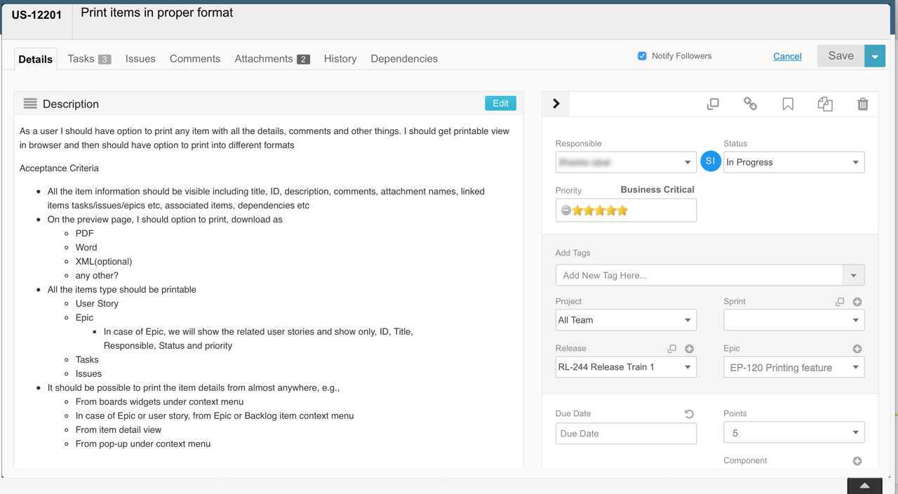 Writing User Stories, Examples And Templates In Agile Regarding User Story Word Template