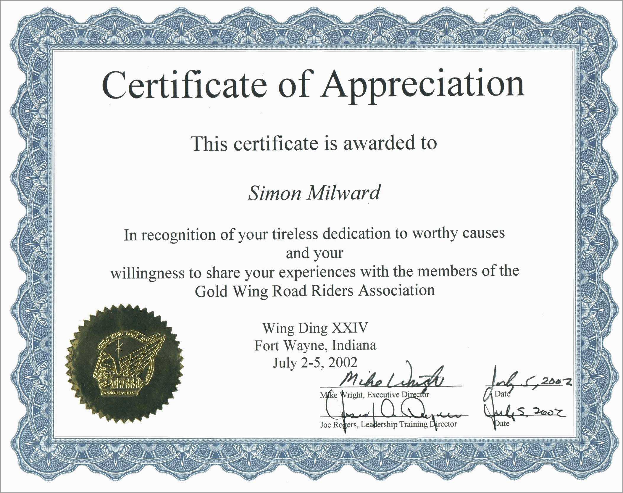 Years Of Service Certificate Template Free Admirable Within Employee 