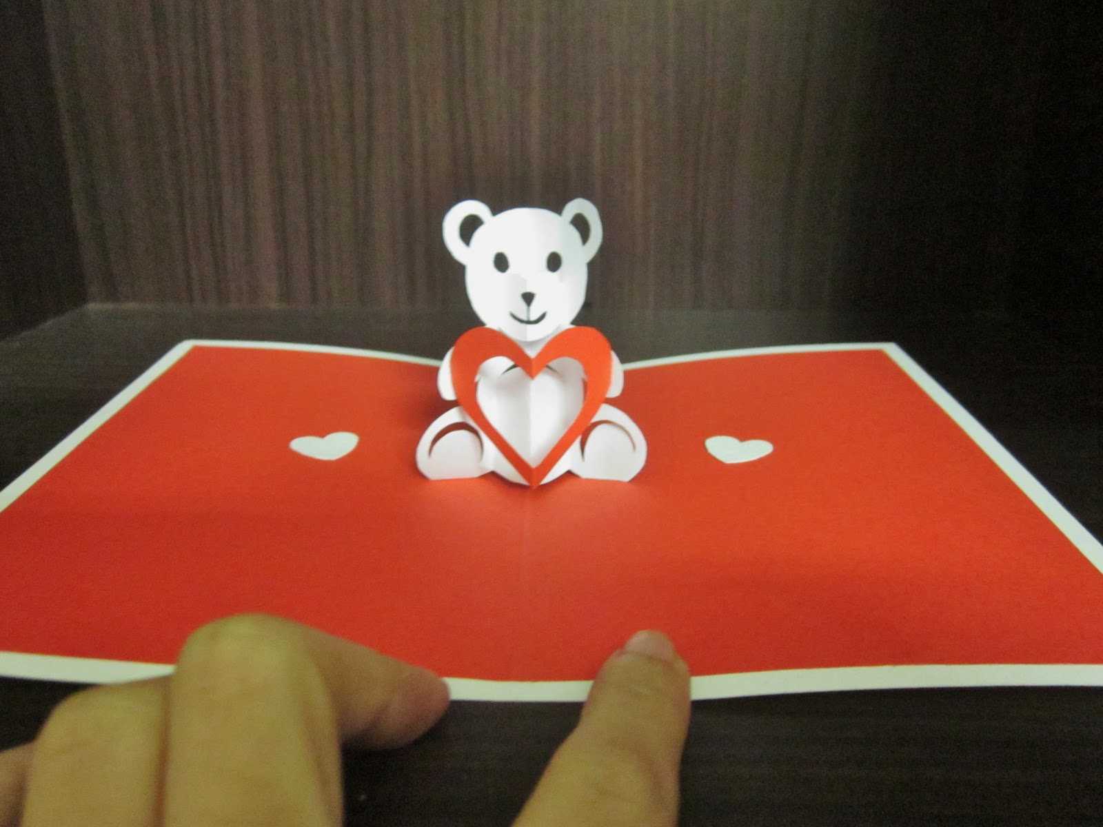 Yuenie's Fancies – Handmade Quilled Pop Up Cards, Bookmarks For Teddy Bear Pop Up Card Template Free